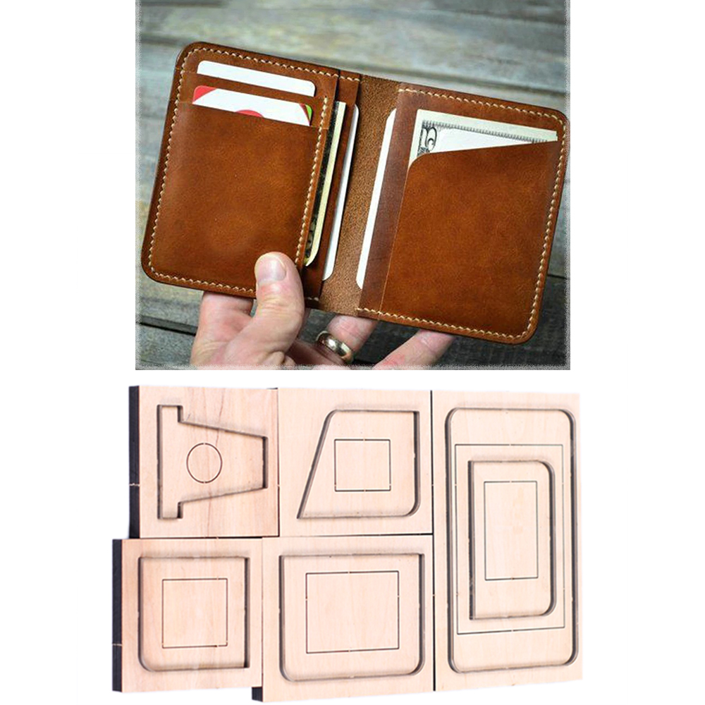 DIY Leather Craft Simple Card  - Leatherwork Machine review and price